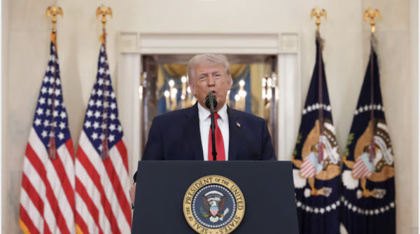 Donald Trump afirmó que los objetivos estratégicos de Estados Unidos en Irán “están cerca de completarse”